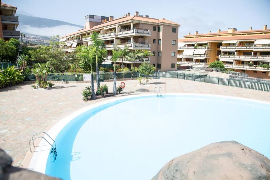 Cozy Apartment With Terrace, Teide Views And Swimmingpool 푸에르토 드 라 크루즈 외부 사진